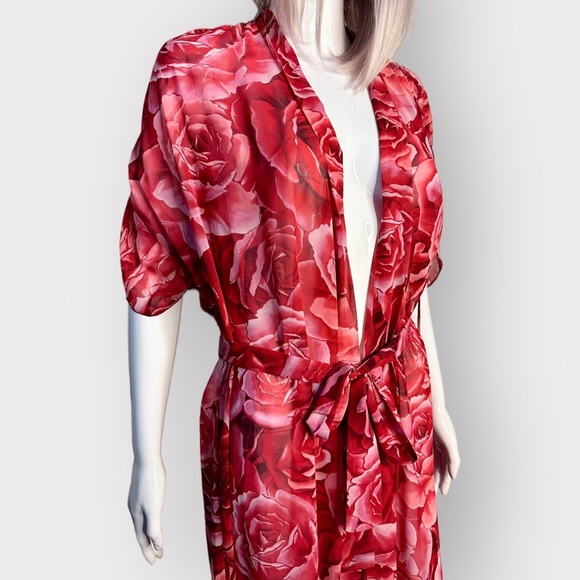 Vintage La Senza Rose Robe - Picture 4 of 8